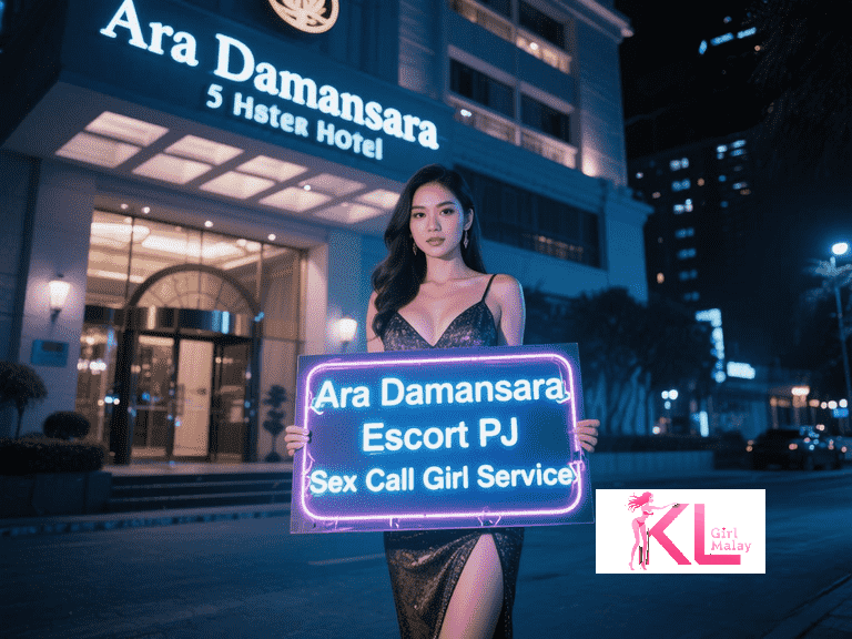 KL Girl Malay Escort Ara Damansara escort holding a sign for call girl service in PJ, Kuala Lumpur Malaysia Escort Girl Service